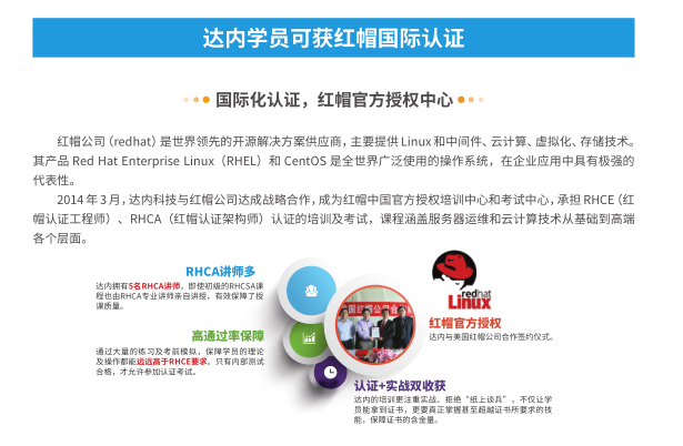 达内红帽认证